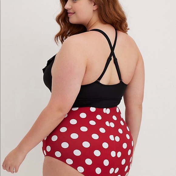 TORRID RUFFLED ONE-PIECE SWIMSUIT - DISNEY MINNIE MOUSE SIZE 4! - Picture 3 of 5